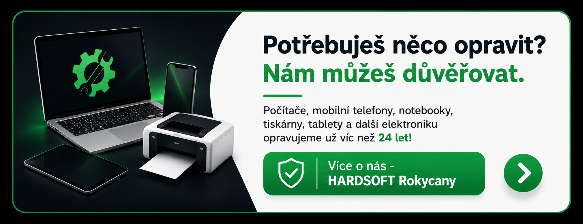 Potřebuješ něco opravit? Nám můžeš důvěřovat.